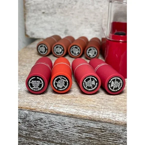 Mac Cosmetics Powder Kiss Lip Vault x 12 HOLIDAY COLLECTION - Picture 11 of 16